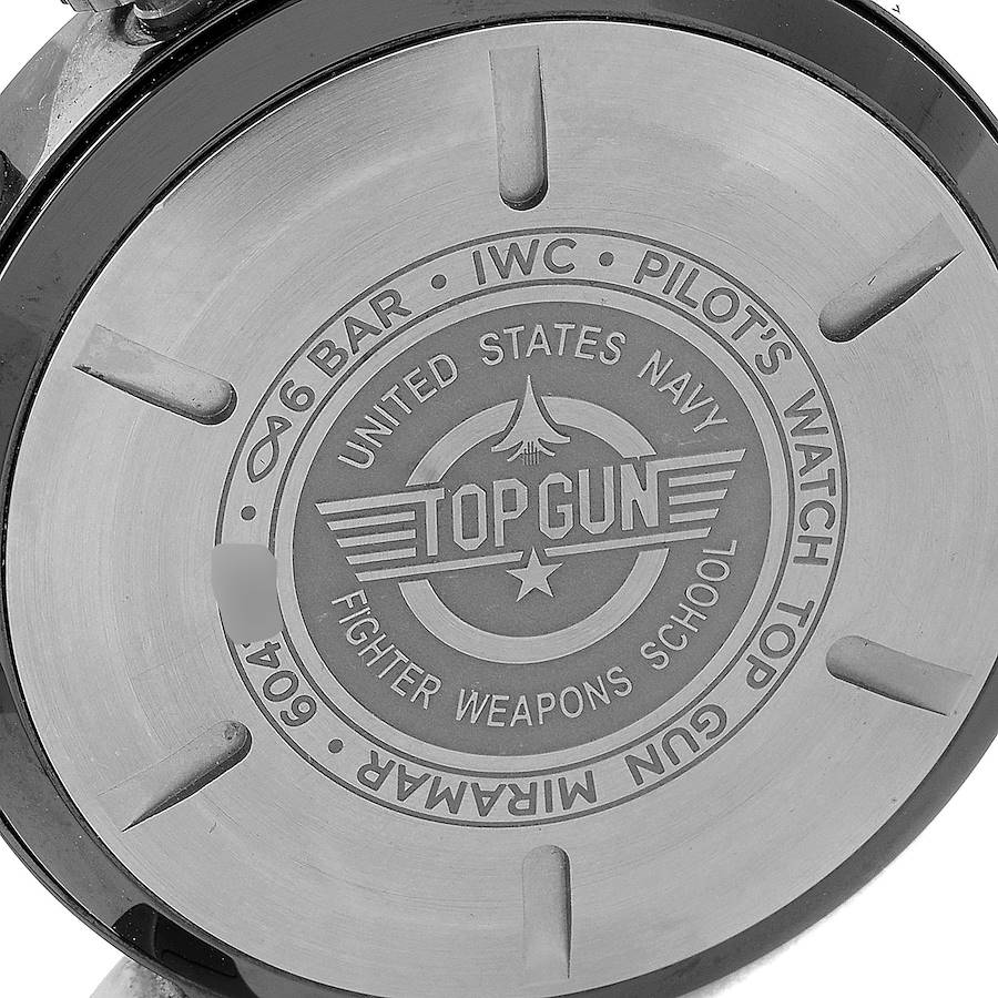 IWC Pilot Top Gun Miramar Grey Dial Ceramic Mens Watch IW389002