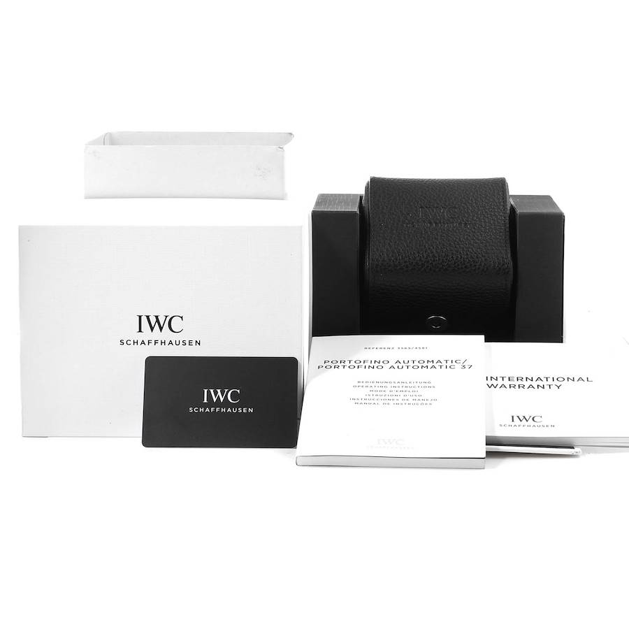 IWC Portofino Silver Dial Automatic Steel Mens Watch IW356505