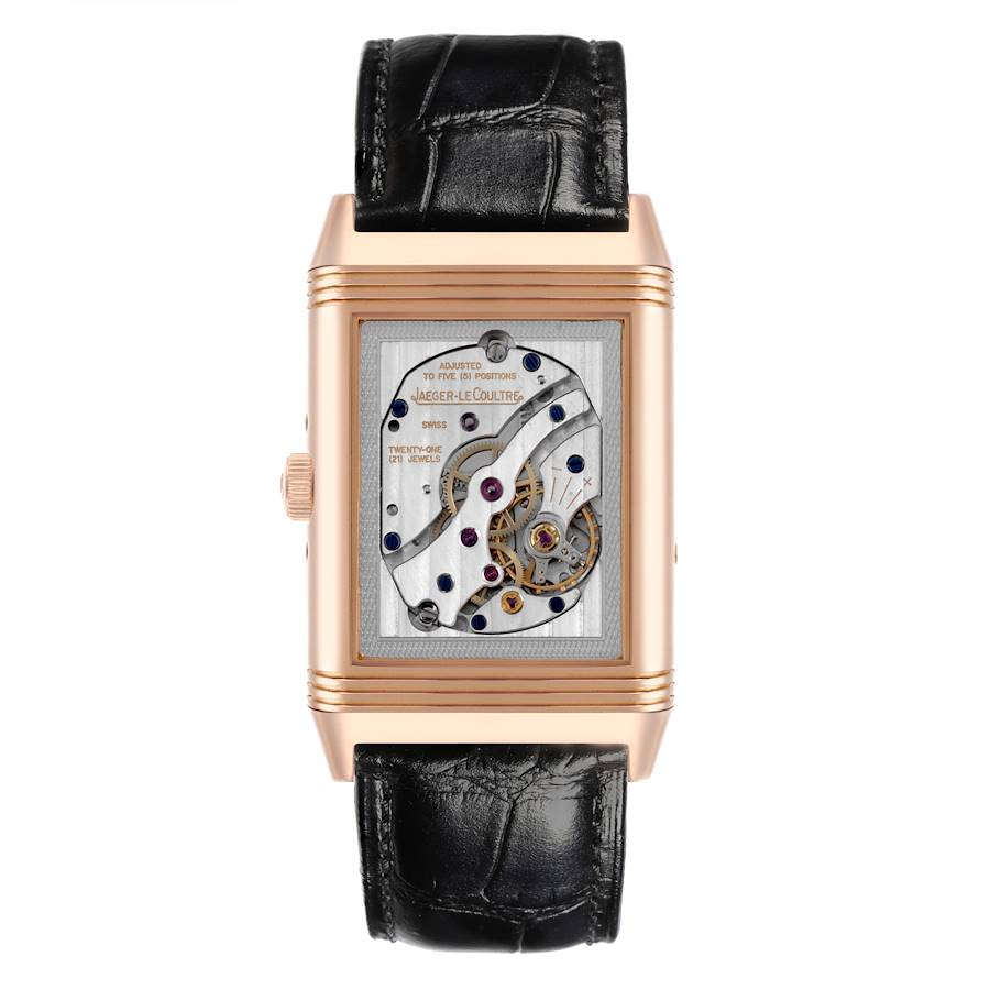 Jaeger LeCoultre Grande Reverso Calendar Rose Gold Mens Watch 273.2.84 Q3752520