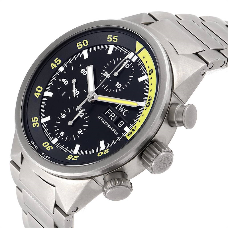 IWC Aquatimer GST Titanium Chronograph Day Date Mens Watch IW371903