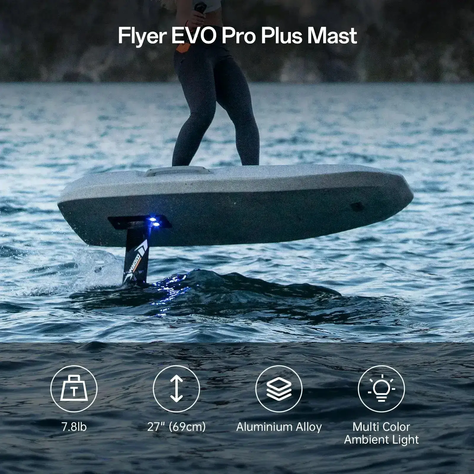 Waydoo Flyer EVO Pro Plus: Balanced Control eFoil for All Riders