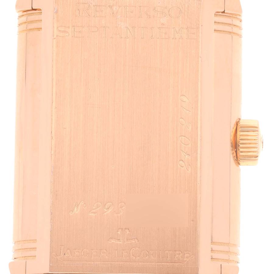 Jaeger LeCoultre Reverso Septantieme Limited Edition Rose Gold Mens Watch 240.2.19 Q3002420