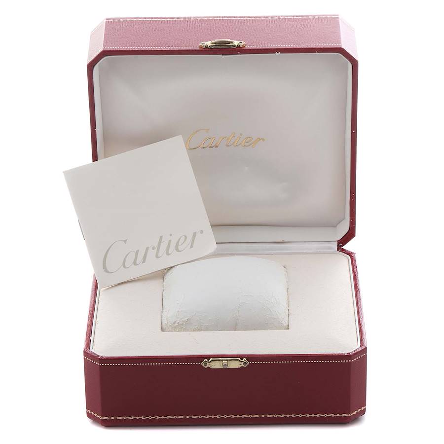 Cartier Ronde Solo Large 36mm Silver Dial Steel Mens Watch W6701005