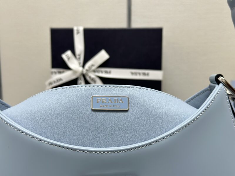 Replica Prada Cleo Brushed Blue Bag