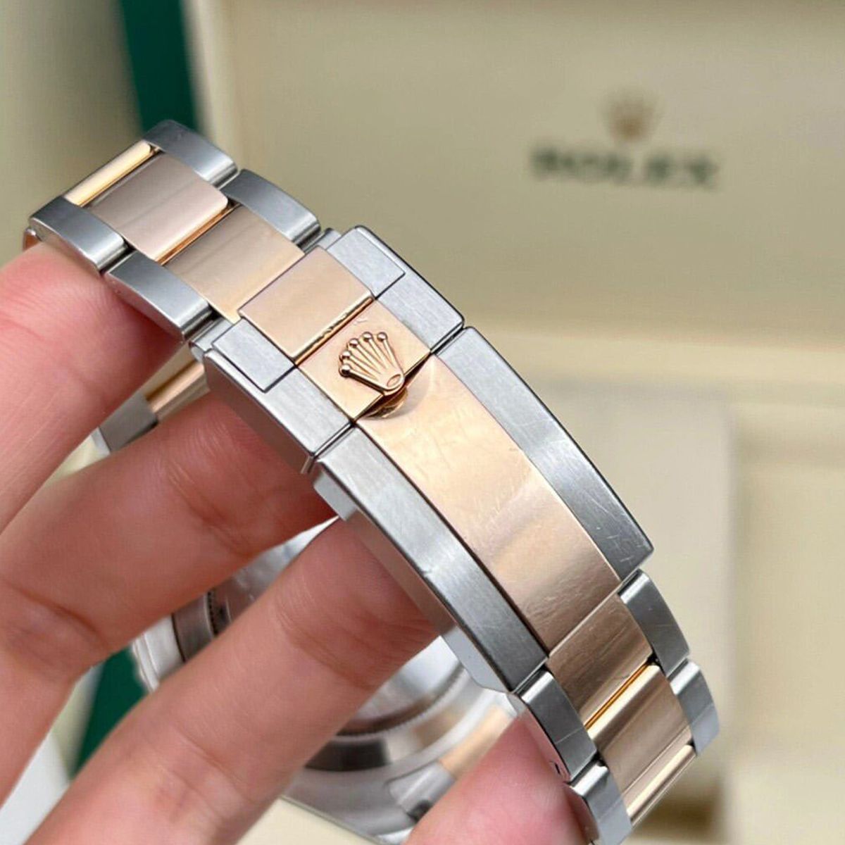 Rolex Yacht-Master II Everose Gold M116681-0002 Two-Toned Bracelets Mercedes-Benz Hour Hand /yellow gold m116688-0002 / m116680-0002 New