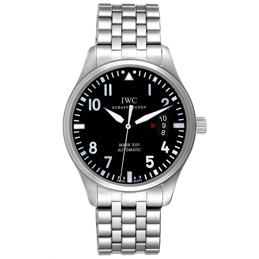 IWC Pilots Mark XVII Automatic Black Dial Steel Mens Watch IW326504