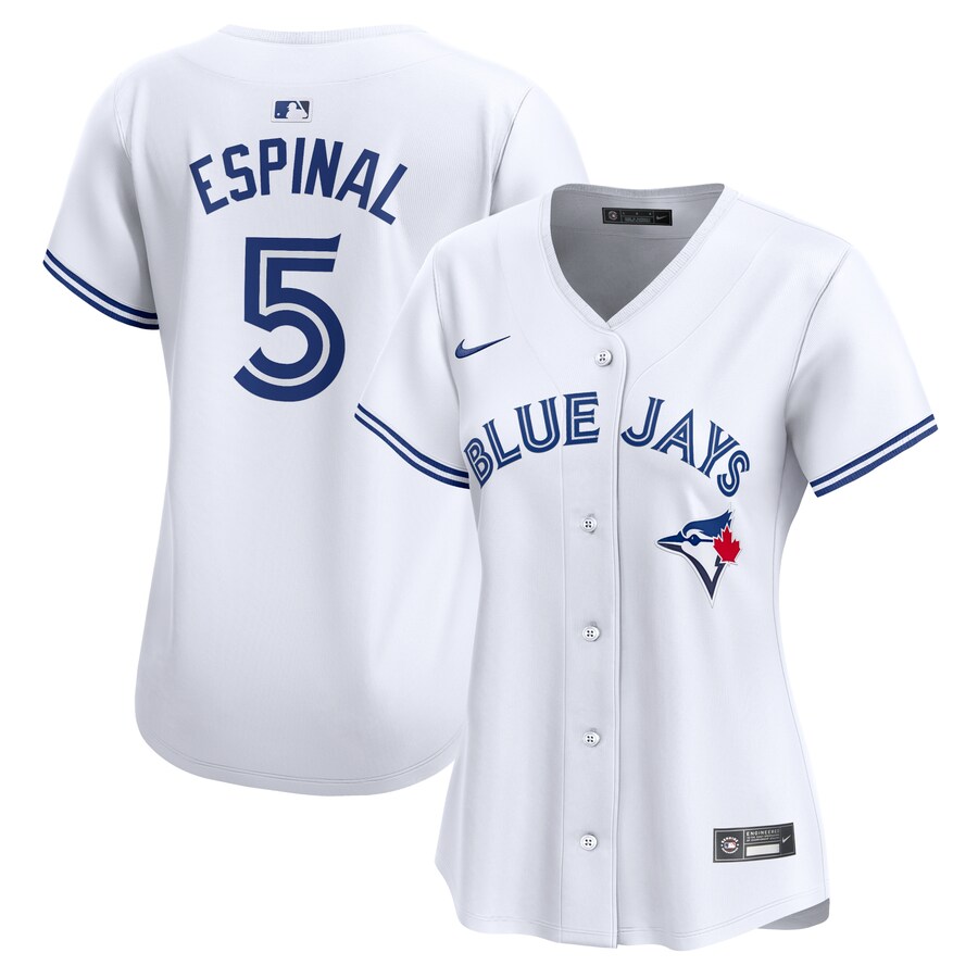 Santiago Espinal Toronto Blue Jays Women's Home Limited Player Jersey White