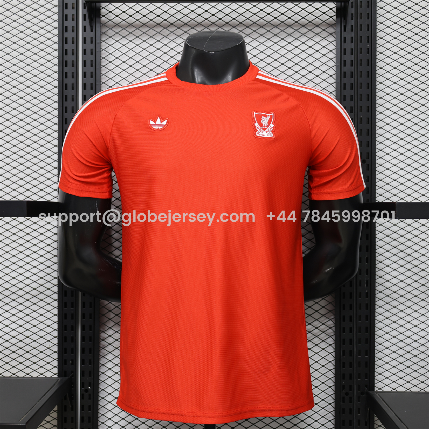 Liver.pool 25-26 Terrace Icon Retro Casual Style Red Jersey - Player Version