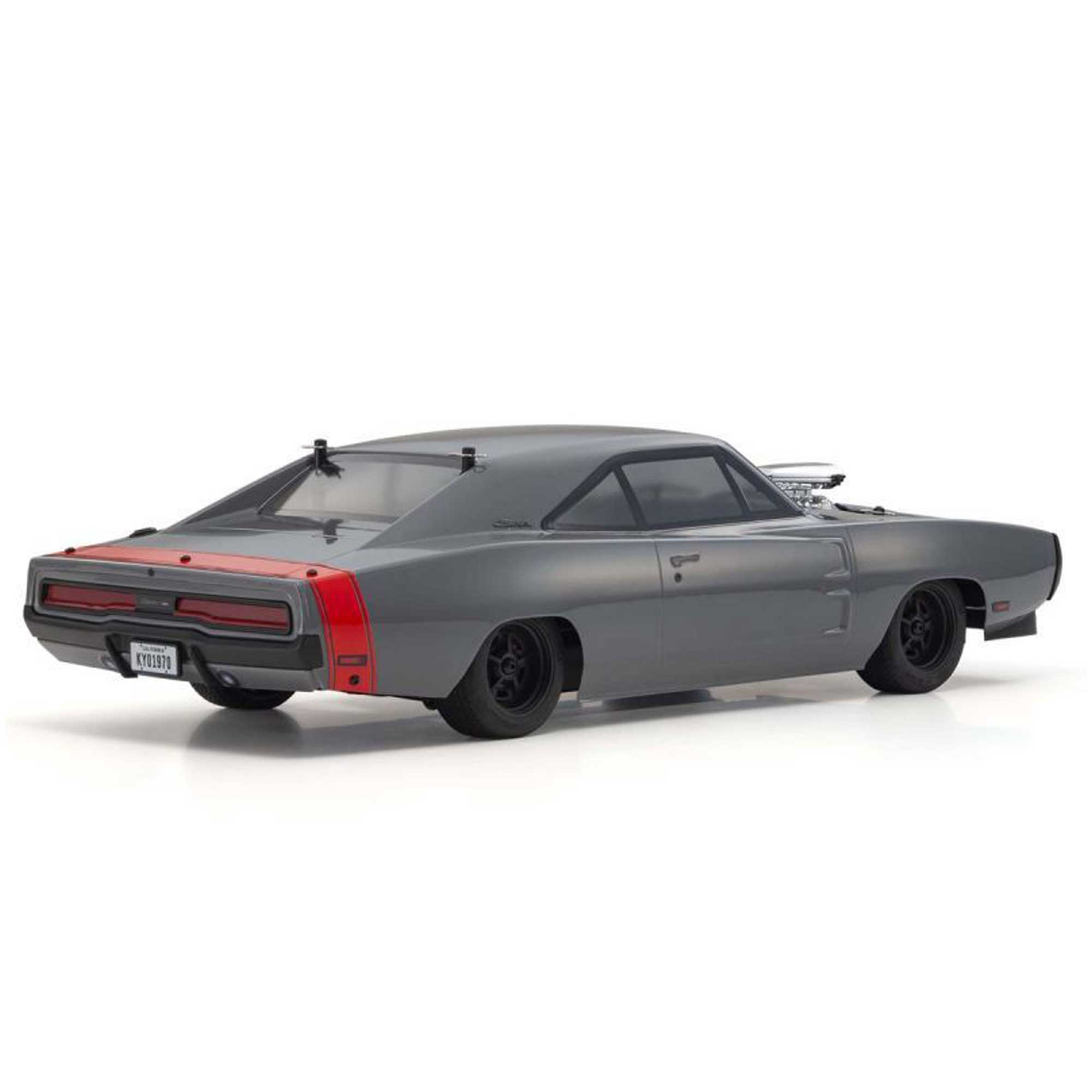 1/10 Fazer MK2 FZ02L VE 1970 Dodge Charger Supercharged 4x4 Brushless Electric Touring RTR, Gray