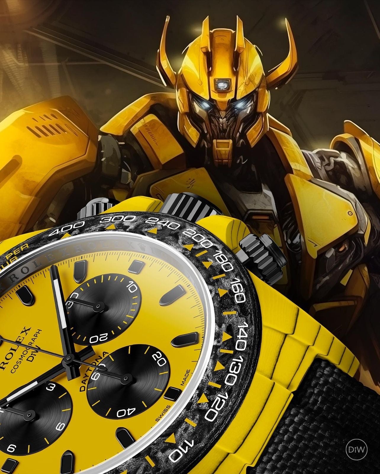 DIW Daytona Bumblebee Quartz Fiber