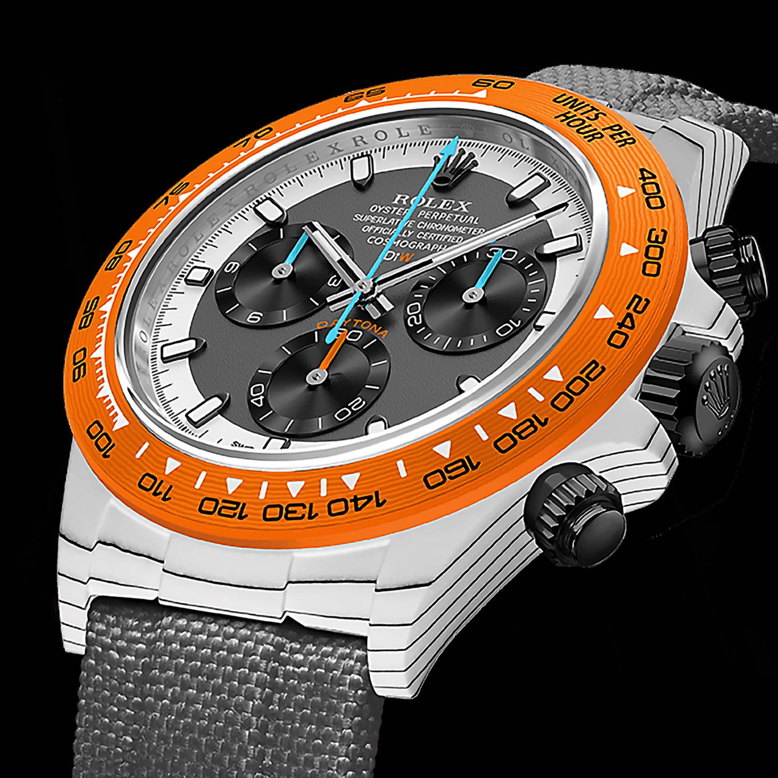 DiW Rolex Daytona OCELLARIS Quartz Fibe