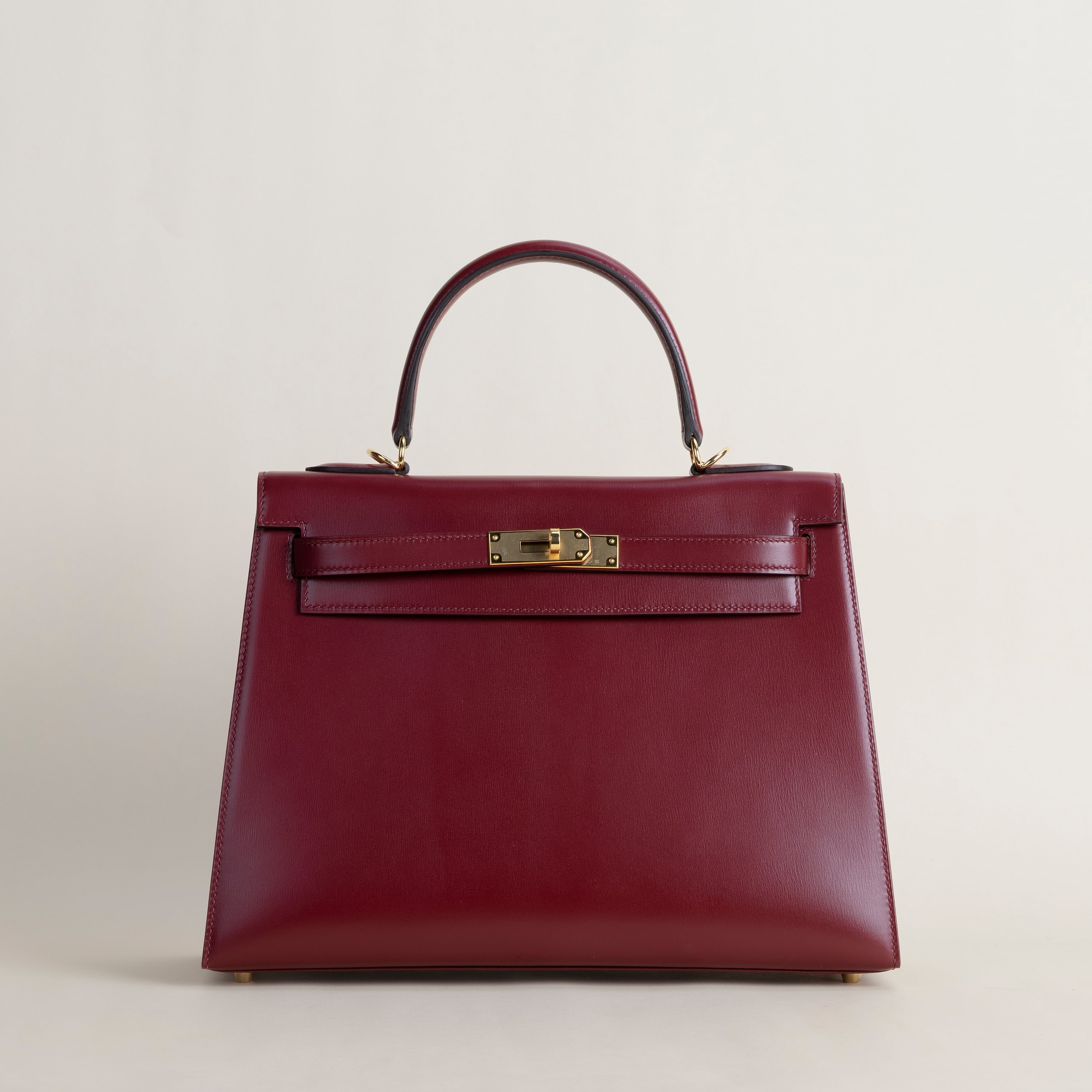 Kelly 32 box rouge H GHW