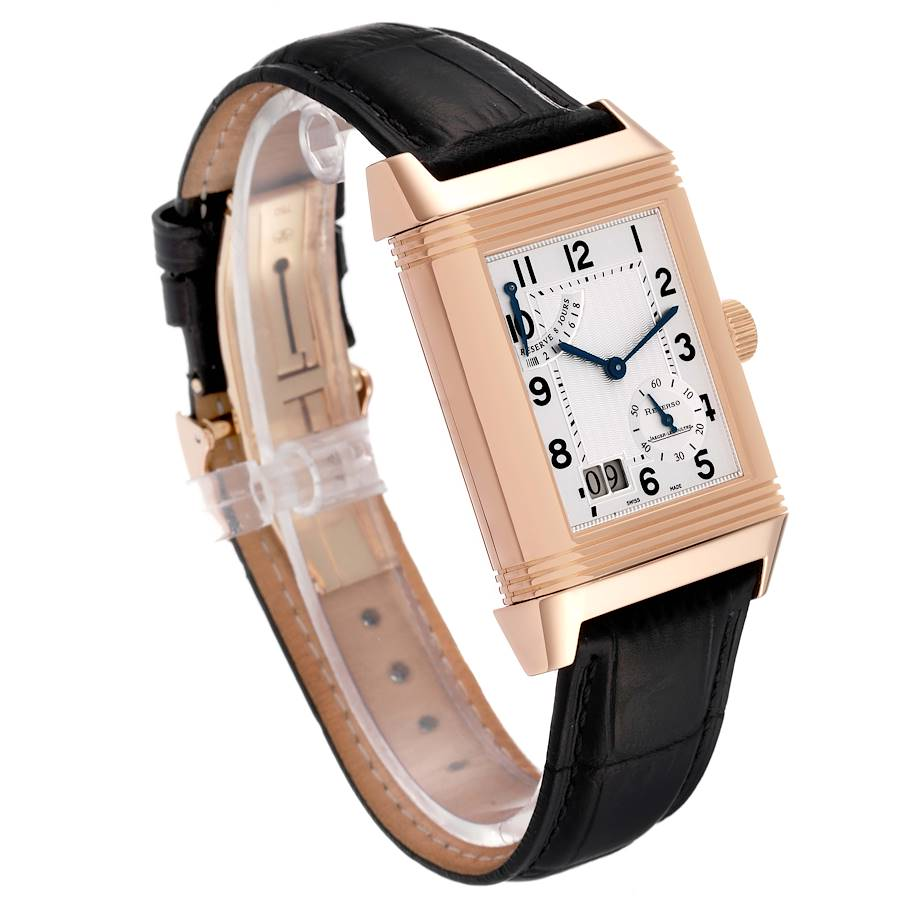 Jaeger LeCoultre Reverso Grande Date Rose Gold Mens Watch 240.2.15 Q3002401