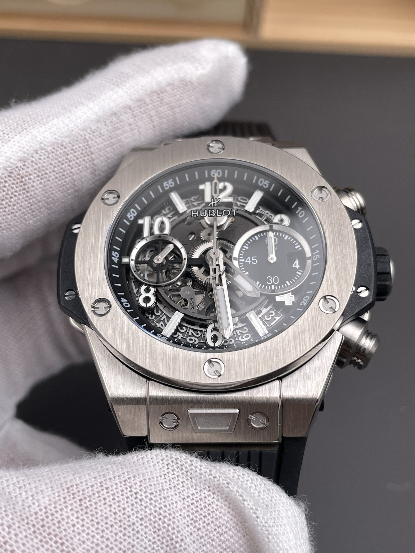 Big Bang White Case Black Dial