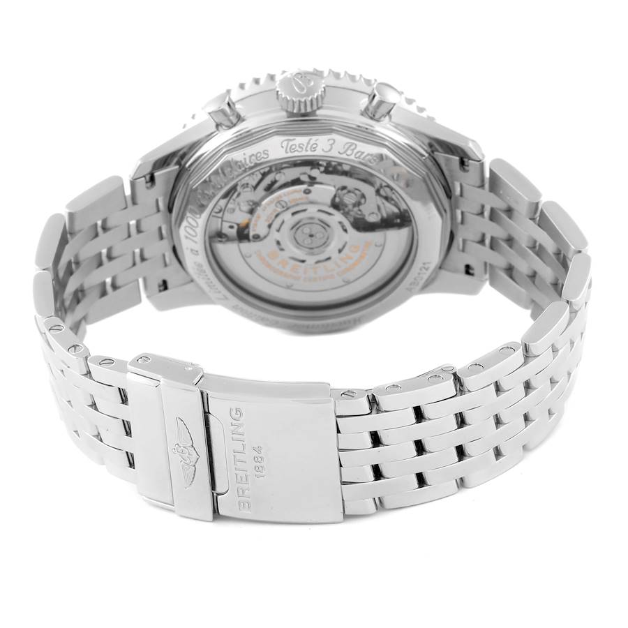 Breitling Navitimer 01 Blue Dial Limited Edition Steel Mens Watch AB0121