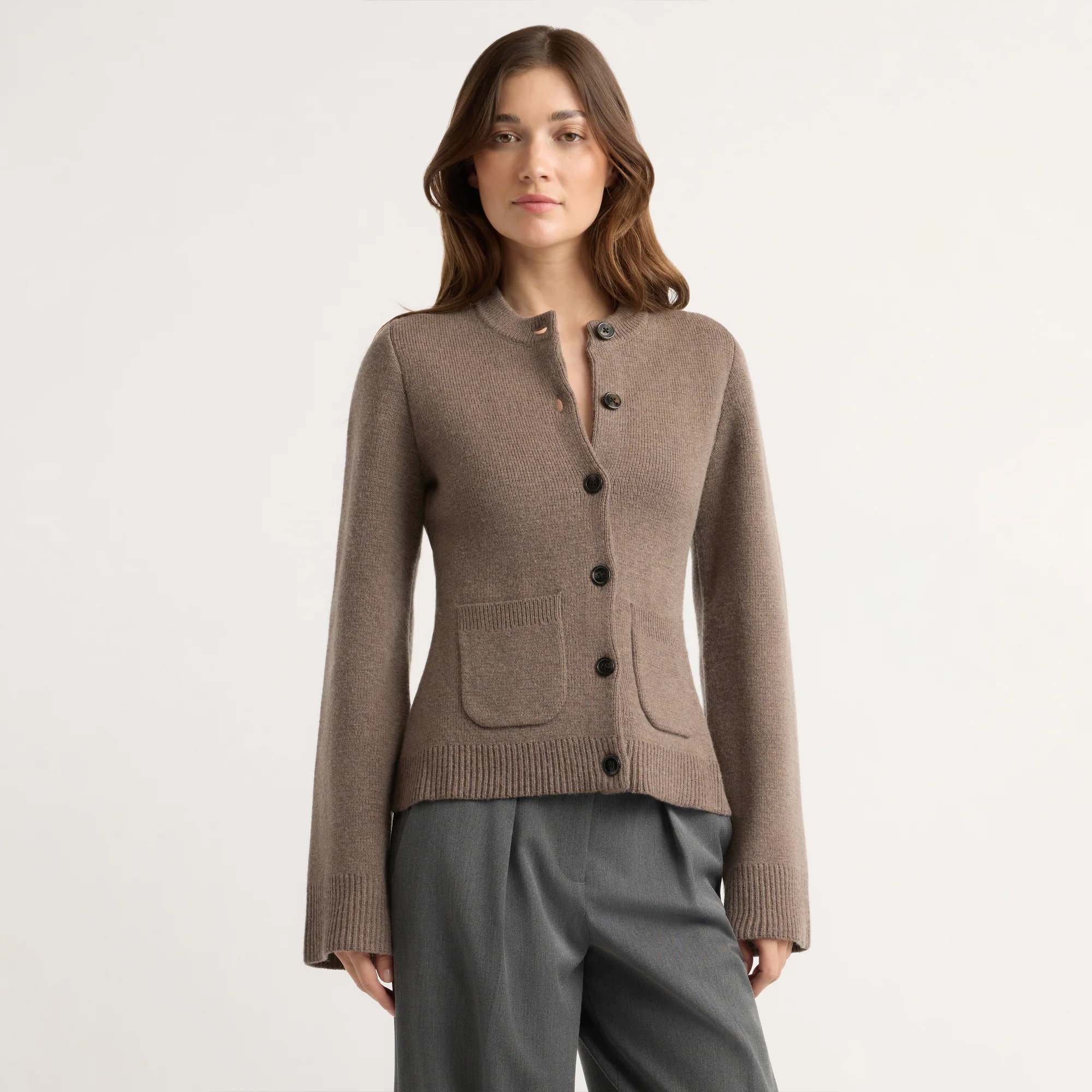 Eames Organic Cotton-Wool Cardigan
