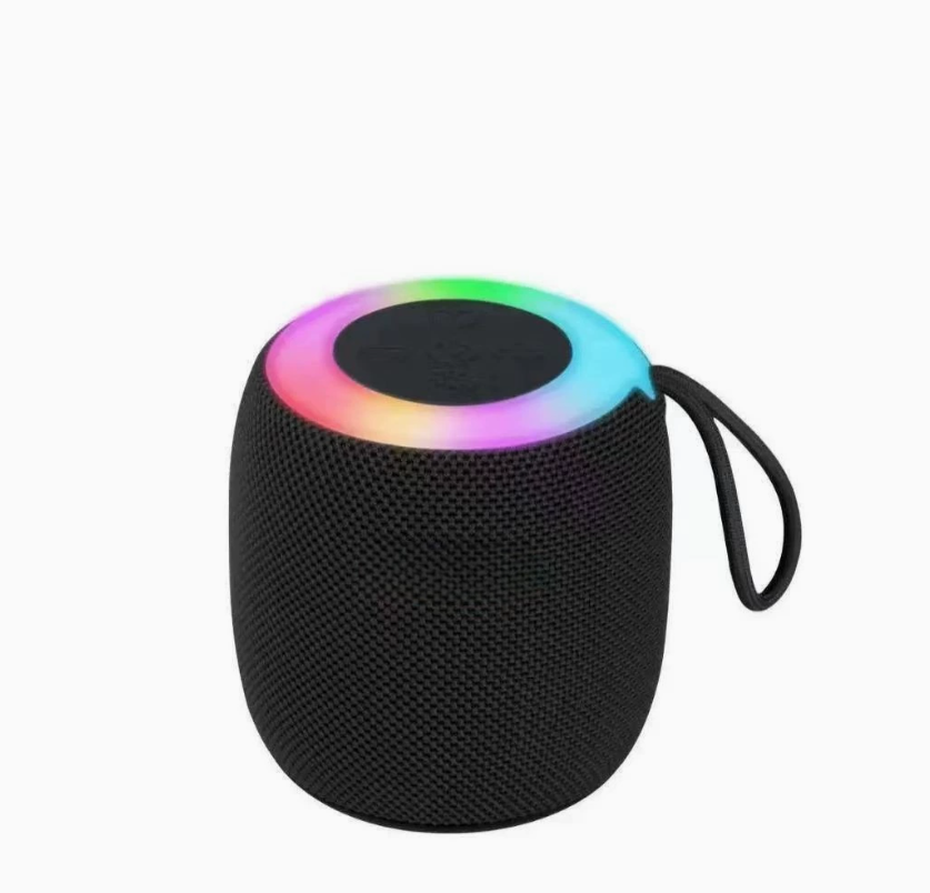 Mini Portable Bluetooth Speaker with RGB Light Ring