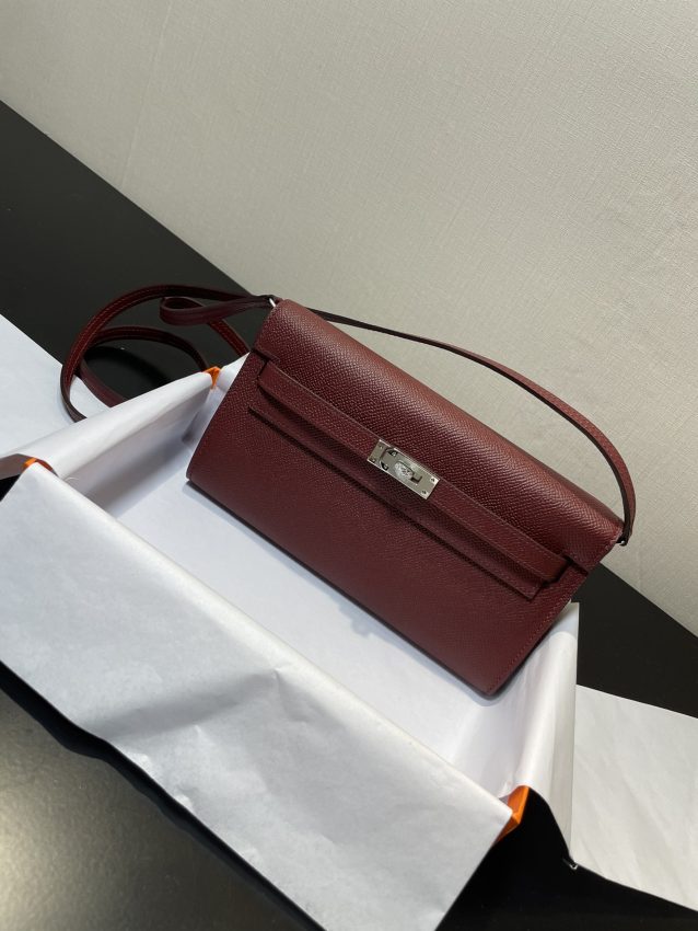 Replica Hermès Kelly Elan Bordeaux