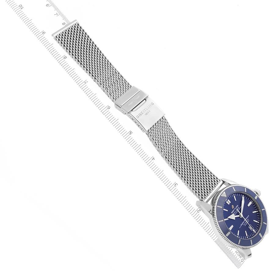 Breitling Superocean Heritage B20 46 Blue Dial Steel Mens Watch AB2020