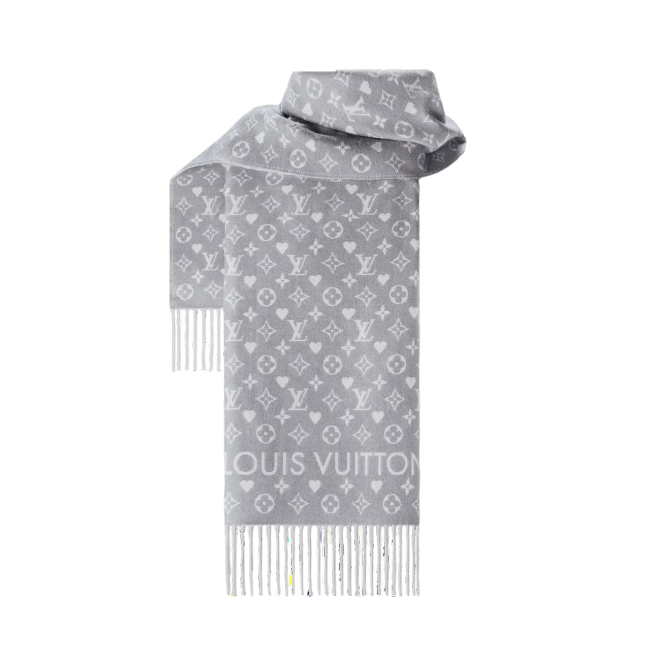 Louis Vuitton Echarpe Game On Scarf Grey M77641