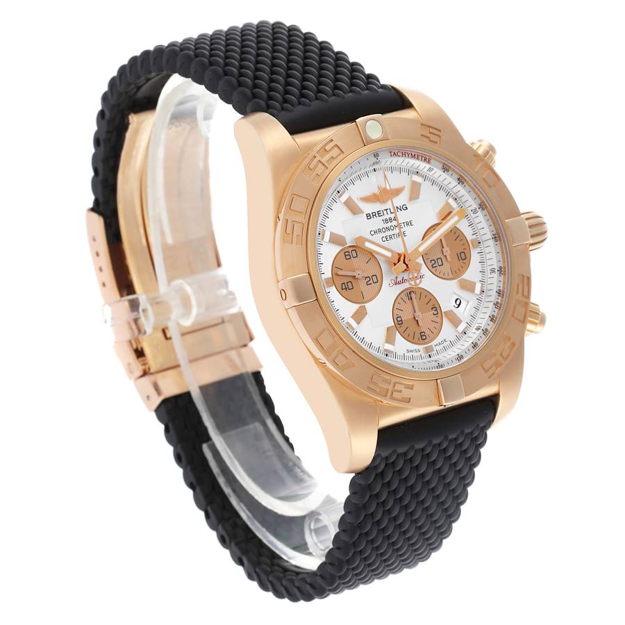 Breitling Chronomat Evolution Rose Gold Mens Watch HB0110