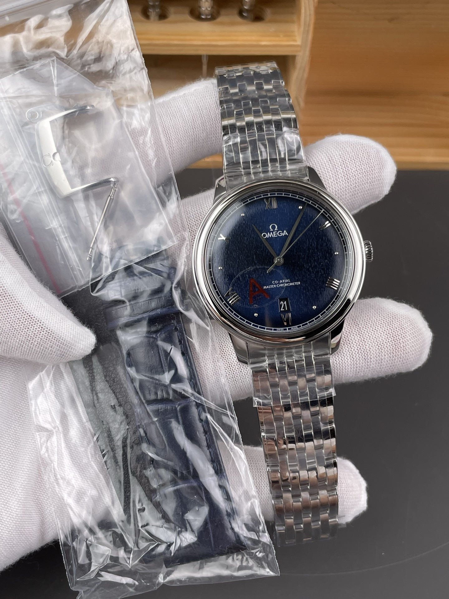 De Ville Men's Blue Dial