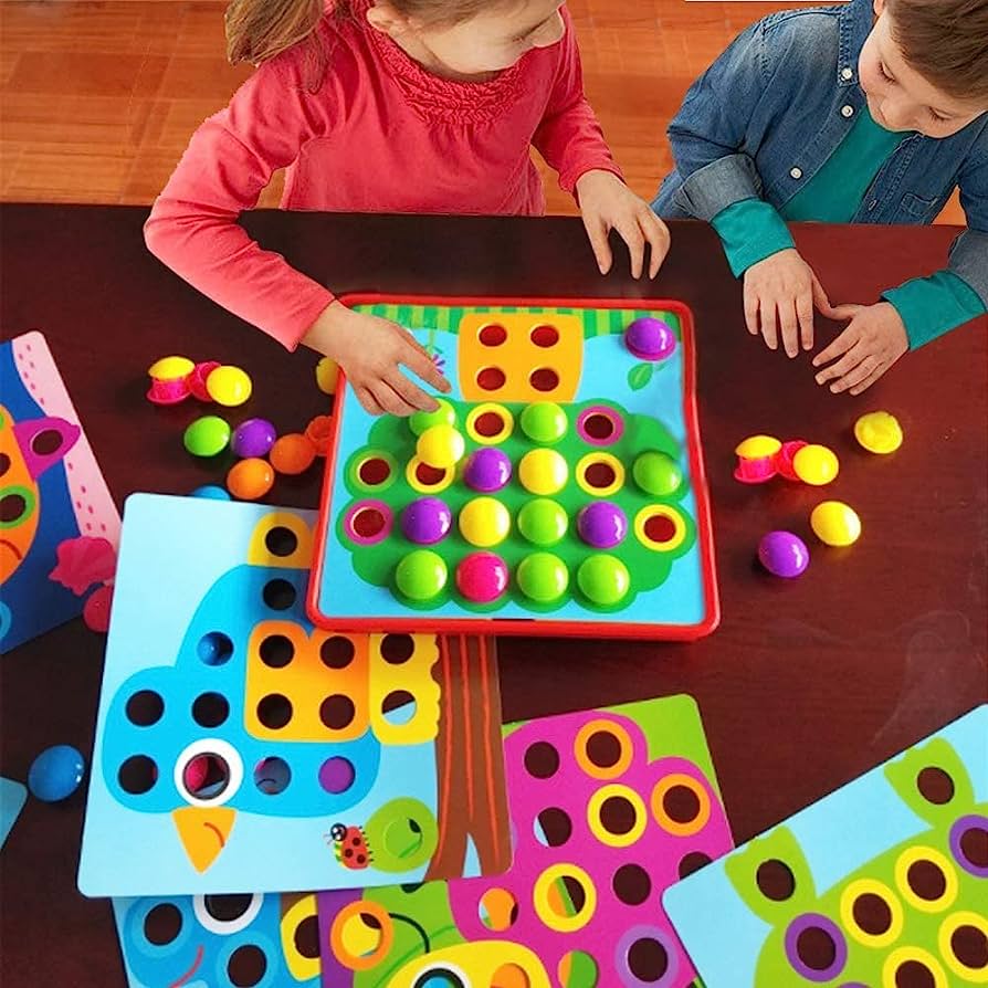 🔥Last Day Promotion 49% OFF - Button Art Toys for Toddlers