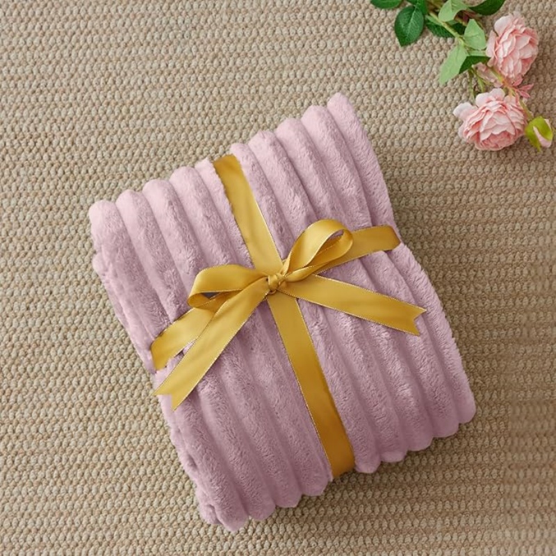 VELVETIER Fleece Throw Blanket for Couch