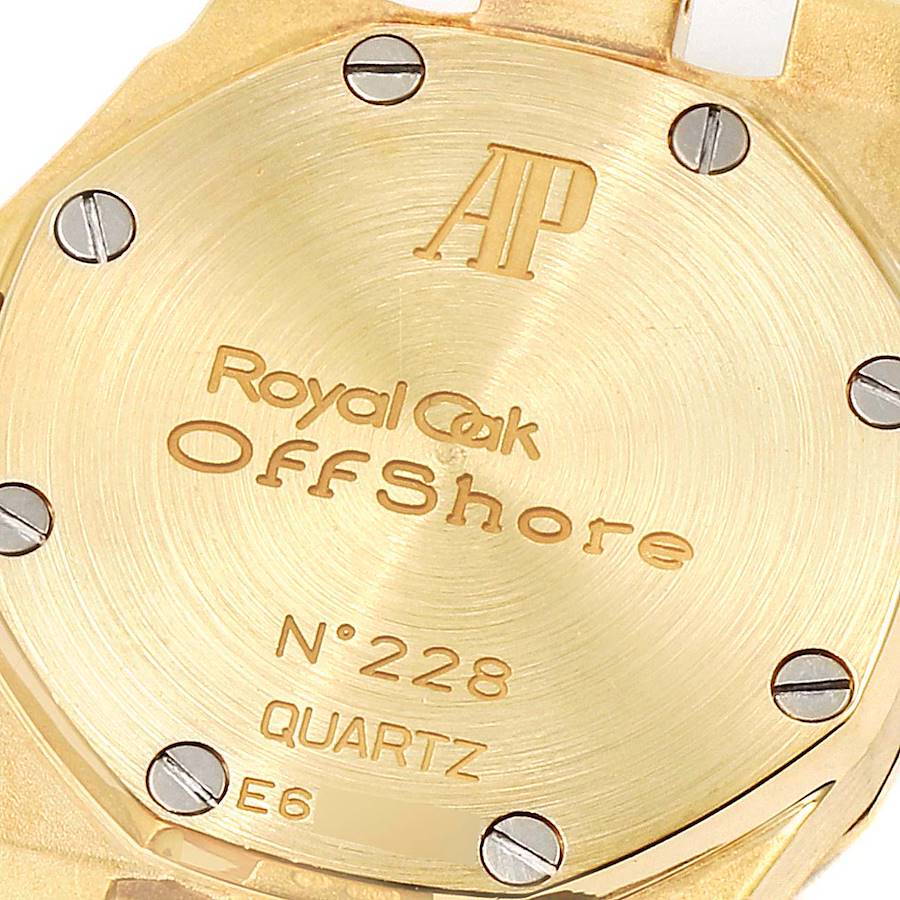 Audemars Piguet Royal Oak Offshore Yellow Gold Diamond Ladies Watch 67151BA
