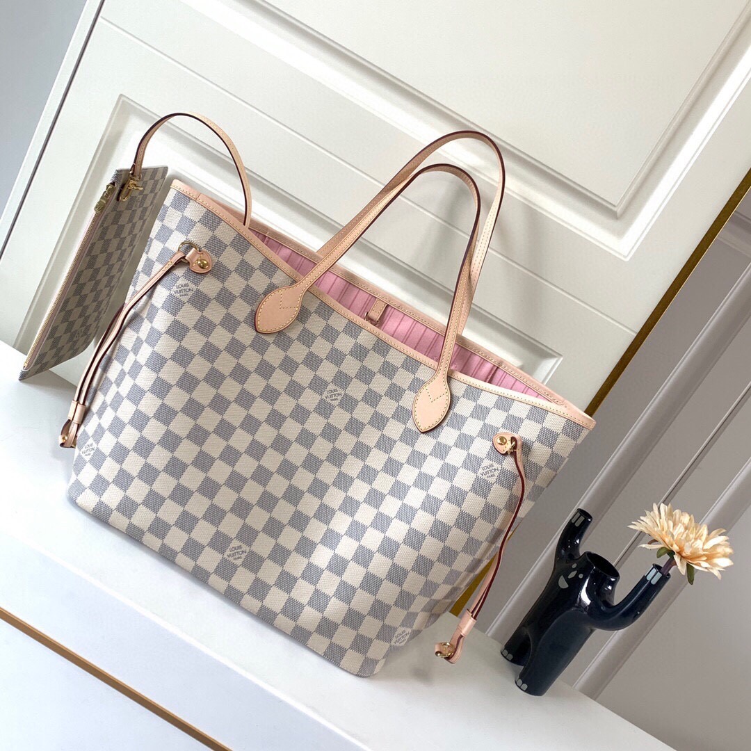 Louis Vuitton Neverfull MM Rose Pink 31Cm N41605