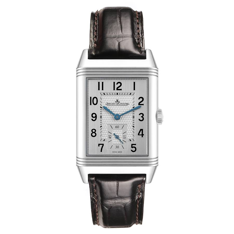 Jaeger LeCoultre Reverso Duo Day Night Steel Watch 215.8.D4 Q3848420