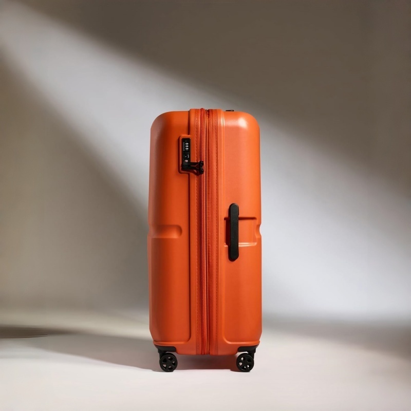 NOVELUX Single Stripe Hardside Luggage 32 Inch Large Suitcase - Durable