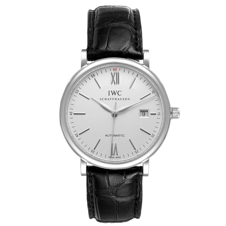 IWC Portofino Silver Dial Automatic Steel Mens Watch IW356501