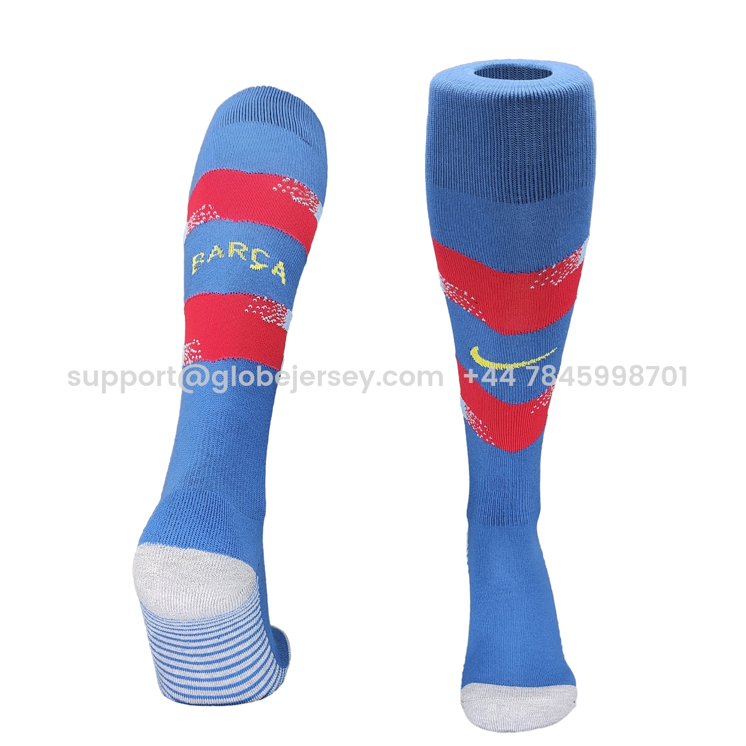 Barcelona 25-26 Fourth Socks - Blue Red