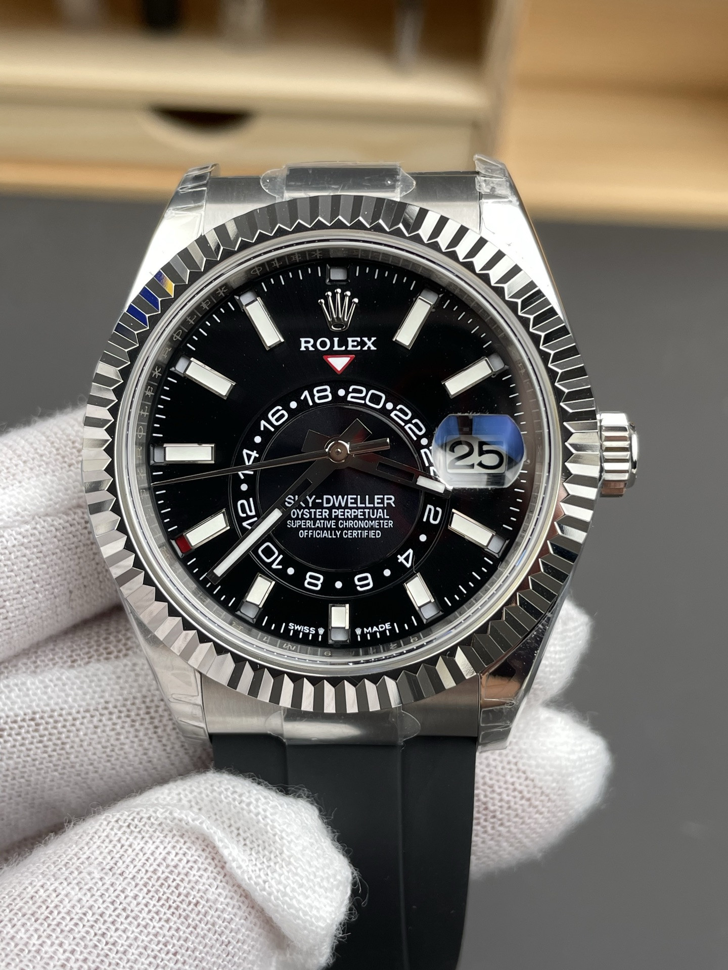 Sky-Dweller Black Dial