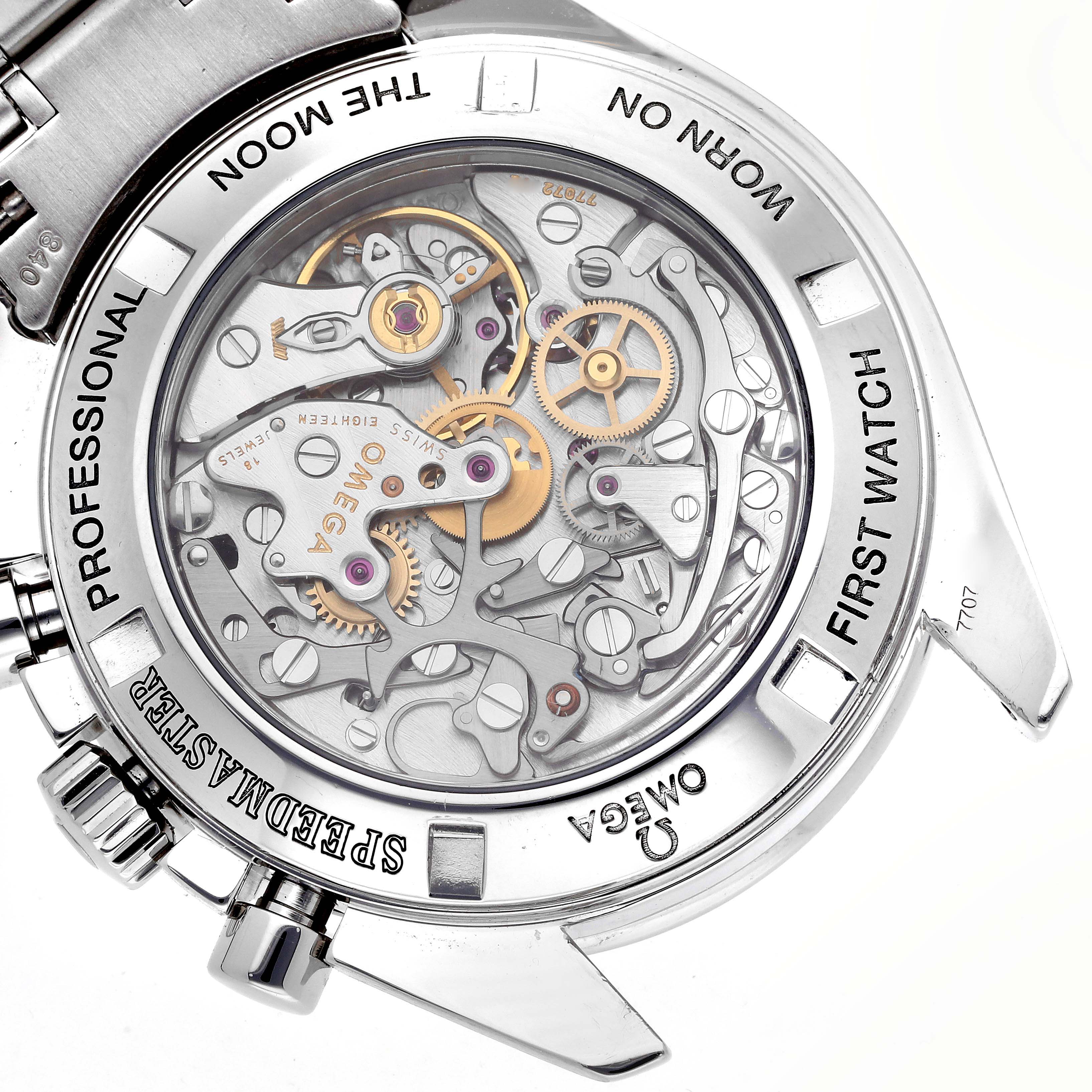Omega Speedmaster Moonwatch Hesalite Steel Mens Watch 42.0 MM 3572.50.00