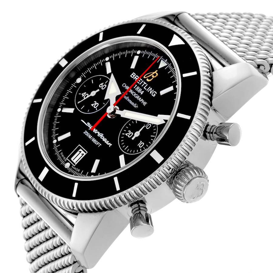 Breitling SuperOcean Heritage Chrono Black Dial Mens Watch A23370