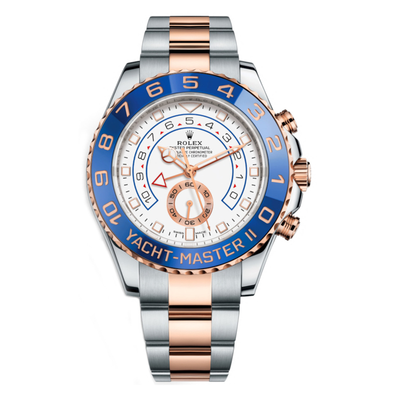 ??Limited Time Offer-Rolex Yacht-Master II Yellow Gold m116688-0002 Mercedes-Benz hour hand /Rose Gold m116681-0002/ m116680-0002 44mm Unworn