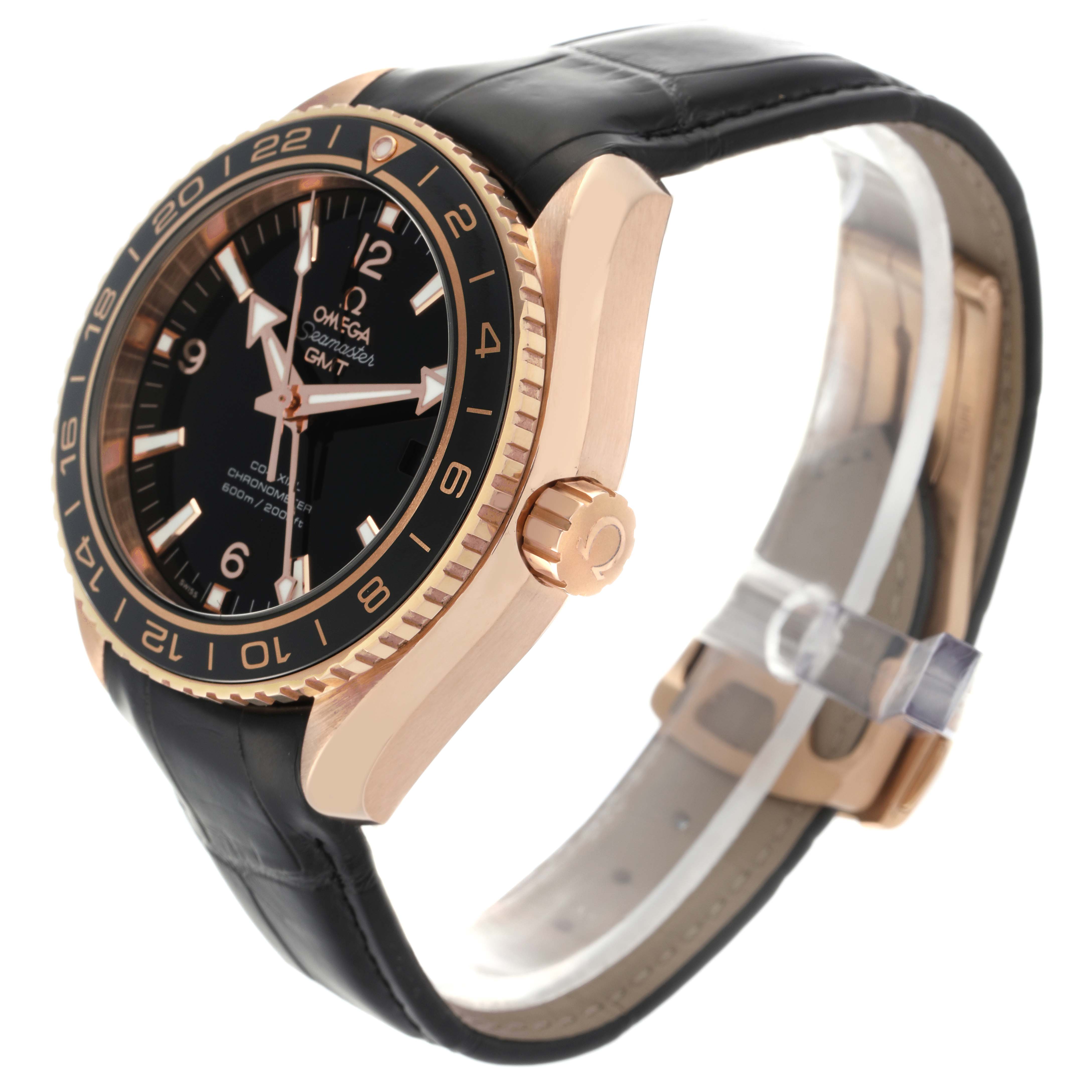 Omega Seamaster Planet Ocean Rose Gold Mens Watch 43.5 MM 232.63.44.22.01.001