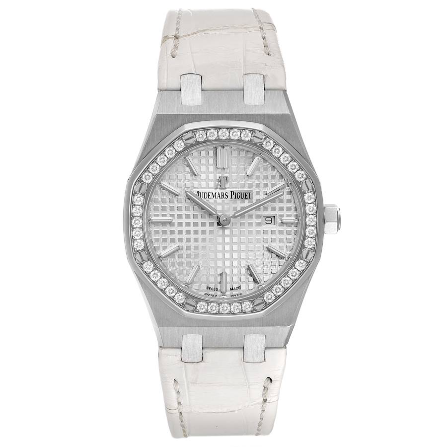 Audemars Piguet Royal Oak 33mm Steel Diamond Ladies Watch 67651ST