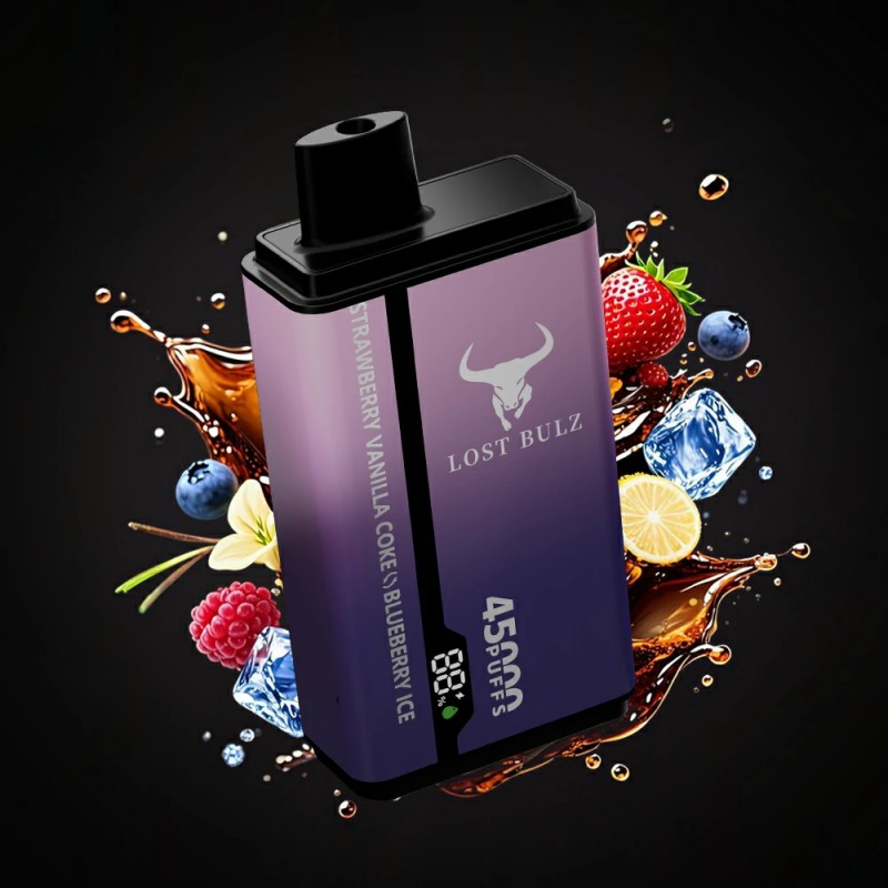 🔥 Lost Bulz V450 45K Puffs Disposable Vape | 2% Nikotyny 💨 45 000 Puffów | Pakiet 10 sztuk | Szybka wysyłka z Polski 1–3 dni 🚚🇵🇱