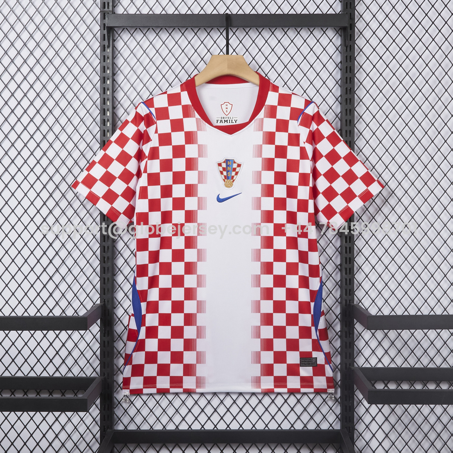 Croatia 2026 Home White And Red Jersey - Fans Version