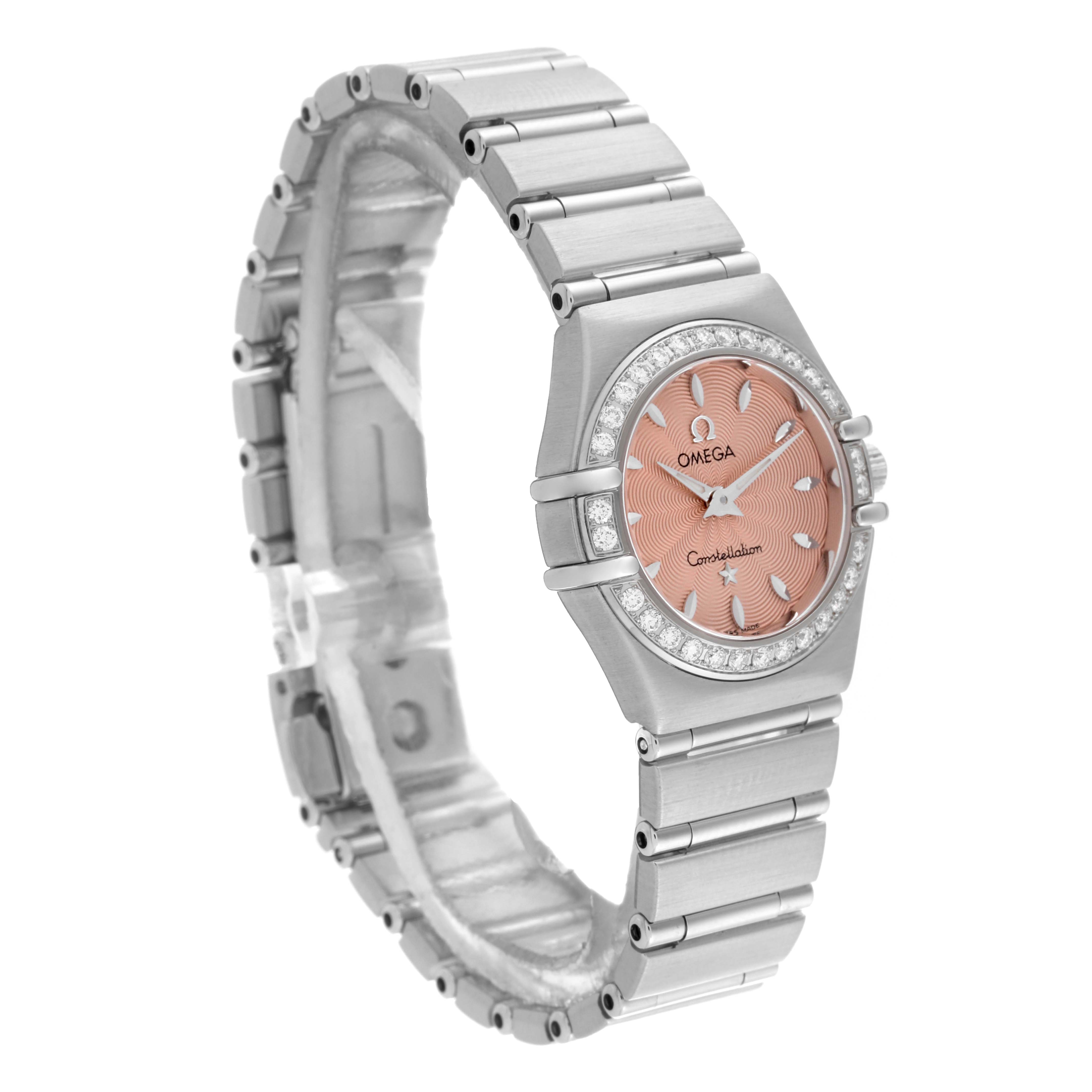 Omega Constellation MiniSalmon Dial Ladies Watch 22.0 MM 1466.62.00