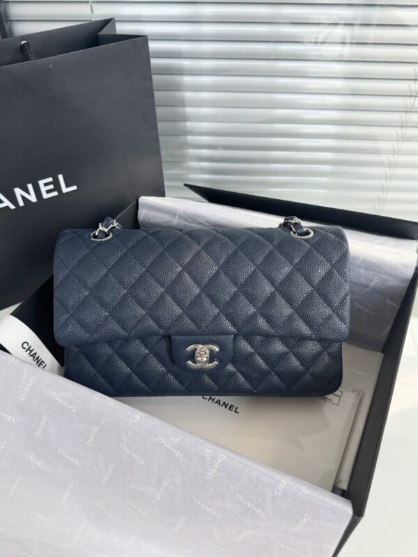 CHANEL Classic Flap 25cm Dark Blue