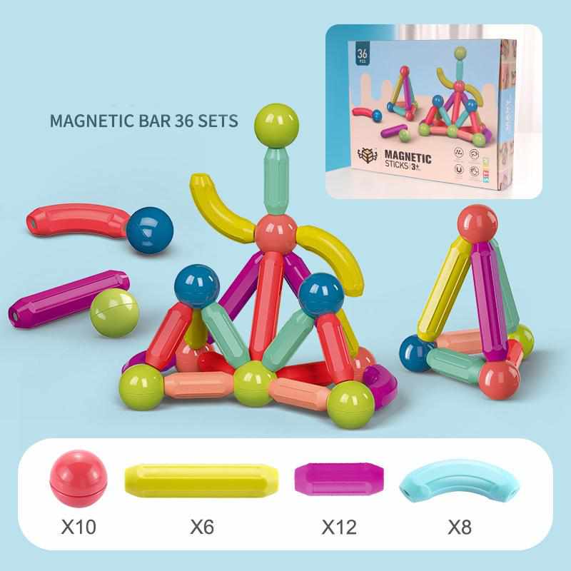 Magnetic Building Sticks