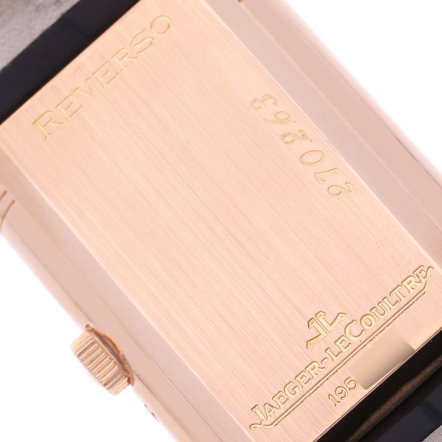 Jaeger LeCoultre Reverso Sun Moon Rose Gold Mens Watch 270.2.63 Q2752420