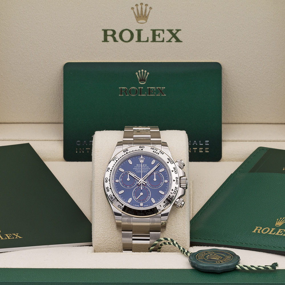 Big Discount-Rolex Cosmograph "Ghost" Daytona 40mm 18ct White Gold m116509 Series Unworn