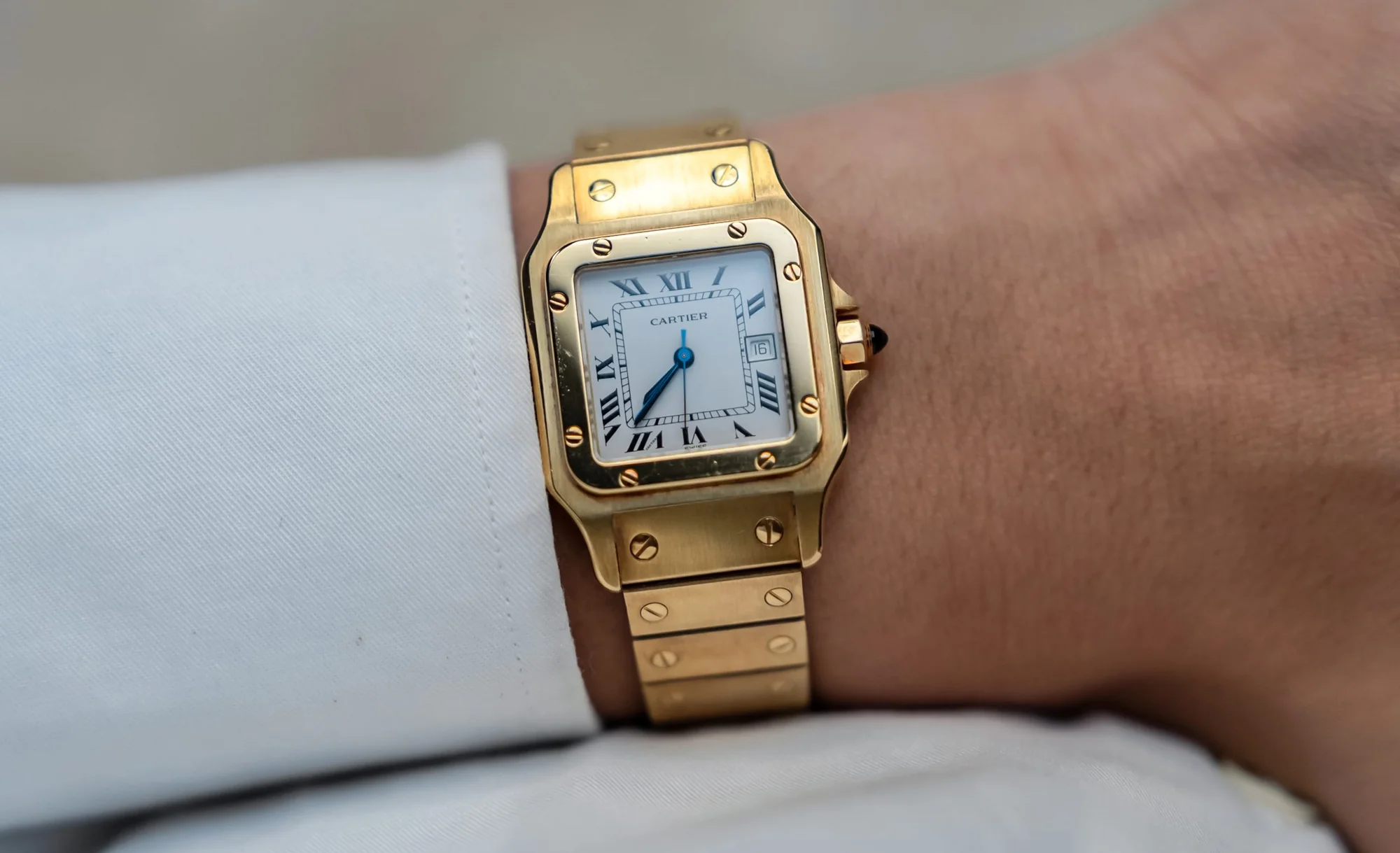Cartier Santos Carr&eacute;e 2964 1980s