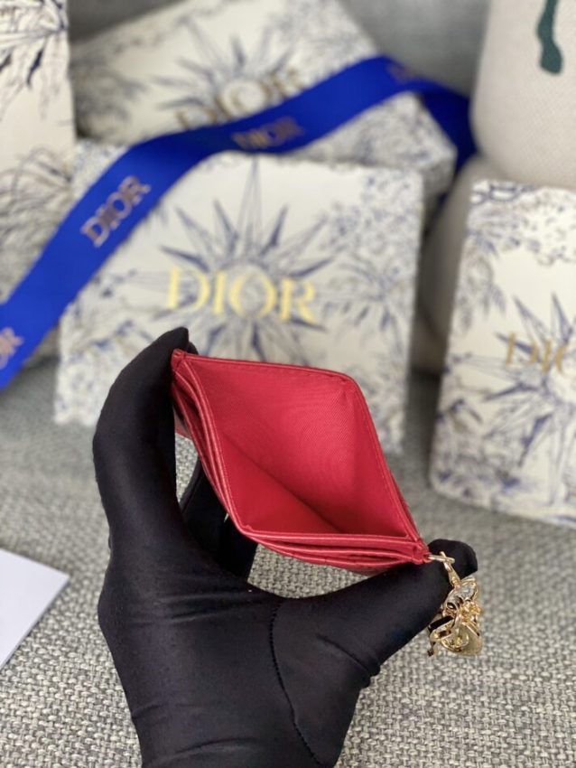 Replica Dior Freesia Card Holder