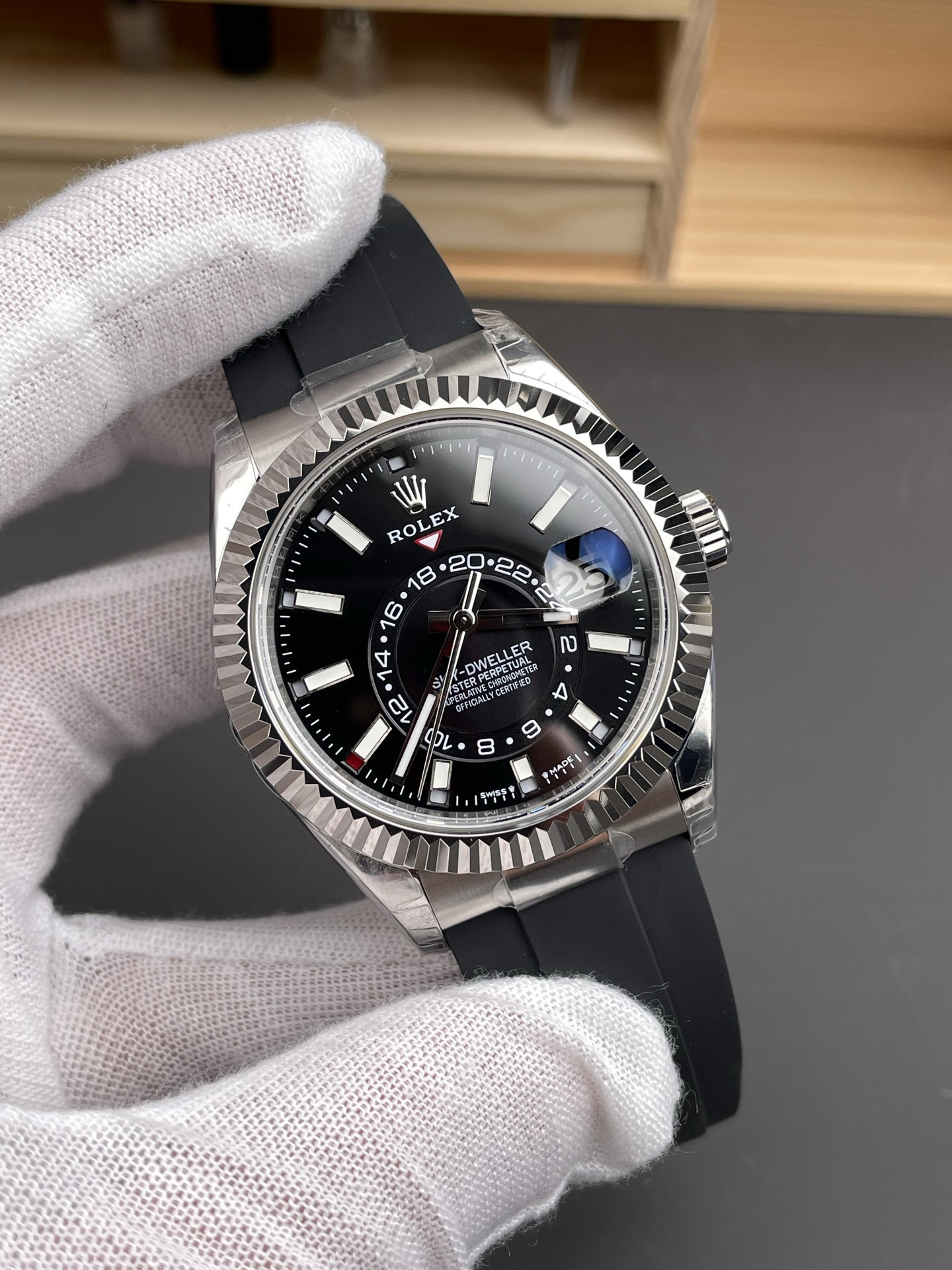 Sky-Dweller Black Dial